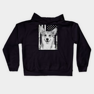 Corgi Craze Fashionable Tee Celebrating the Charm of Corgis Everywhere Kids Hoodie